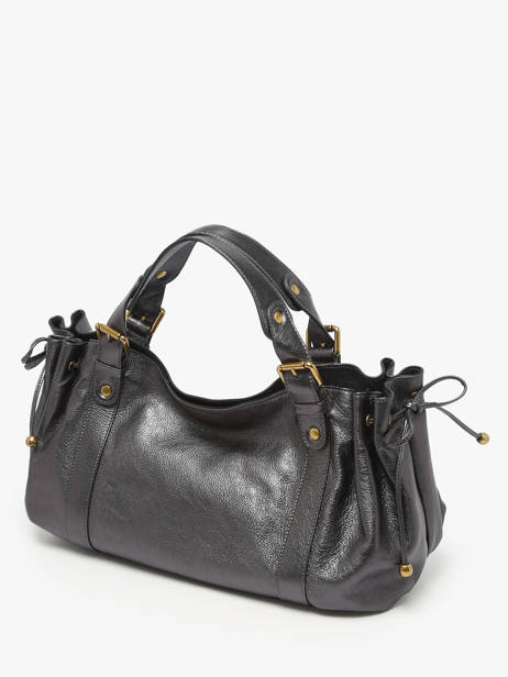 Sac Porté épaule Gun Metal Cuir Gerard darel Gris gun metal DCS01446 vue secondaire 2