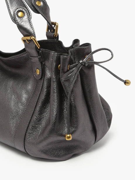 Sac Porté épaule Gun Metal Cuir Gerard darel Gris gun metal DCS01446 vue secondaire 5