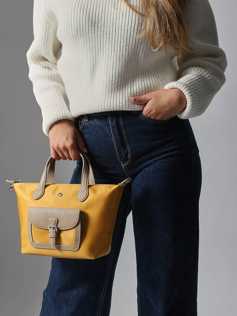 Sac Bandoulière Kiana Nylon Hexagona Jaune kiana 1720185 vue secondaire 1