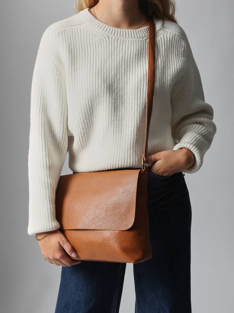 Sac Bandoulière Soft Miniprix Marron soft MD5231 vue secondaire 1