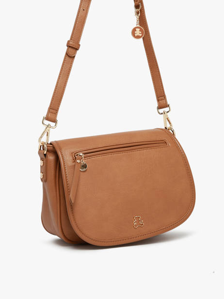 Sac Bandoulière Zip Lulu castagnette Marron zip ZAHAR vue secondaire 2
