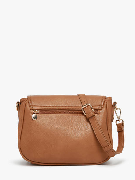 Sac Bandoulière Zip Lulu castagnette Marron zip ZAHAR vue secondaire 4