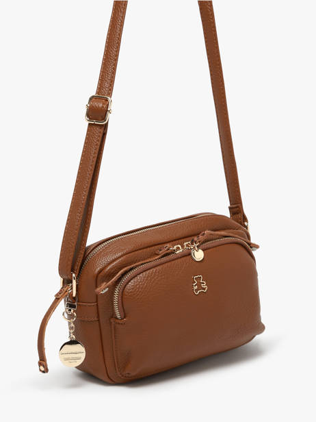 Sac Bandoulière Zip Lulu castagnette Marron zip ZITA vue secondaire 2