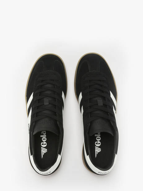 Sneakers  En Cuir Gola Noir men CMB735 vue secondaire 3