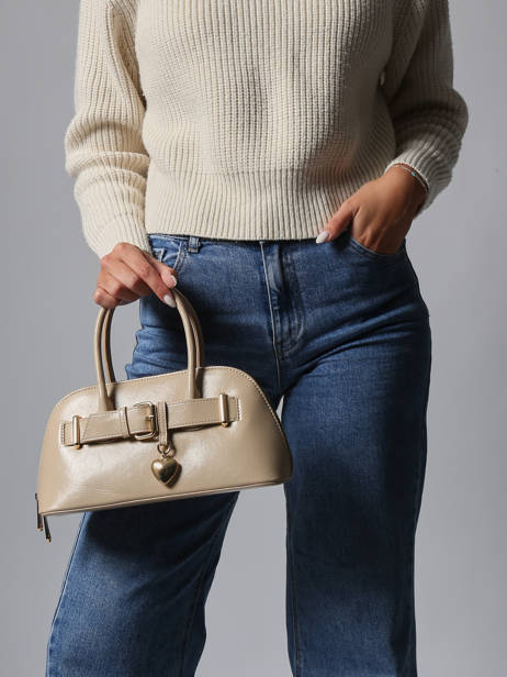 Sac Bandoulière London Verni Miniprix Beige london KJ62072 vue secondaire 1