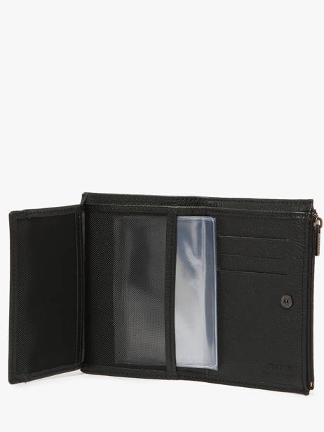 Portefeuille Porte-monnaie Cuir Etrier Noir madras EMAD619 vue secondaire 2
