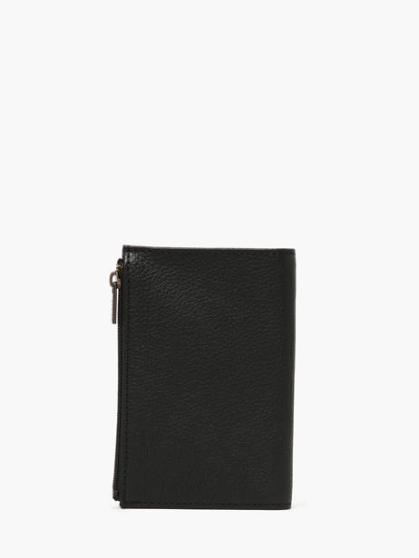 Portefeuille Porte-monnaie Cuir Etrier Noir madras EMAD619 vue secondaire 3