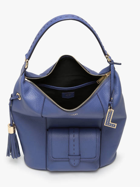Sac Porté épaule Premier Flirt Cuir Lancel Bleu premier flirt A13789 vue secondaire 4