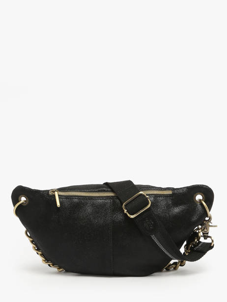 Sac Banane Mila louise Noir vintage 23689X vue secondaire 4