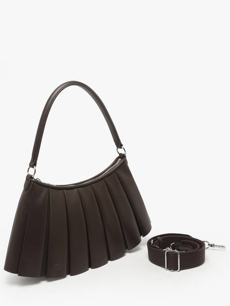 Sac Porté épaule Lenglen Cuir Lacoste Marron lenglen NU5176DP vue secondaire 1