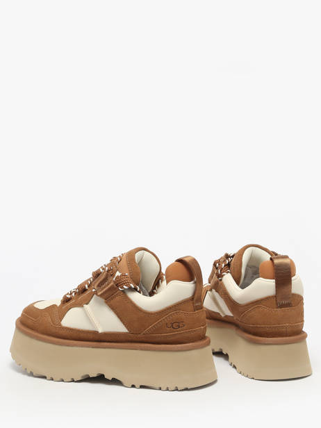 Sneakers Plateforme En Cuir Ugg Marron women 1171541 vue secondaire 2