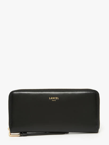 Portefeuille Cuir Lancel Noir origami A13843