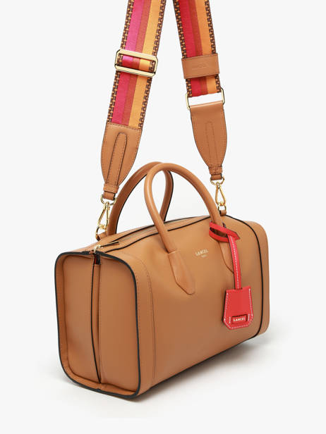 Bowling Bcbg Cuir Lancel Marron bcbg A13690 vue secondaire 1