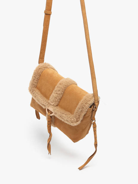 Sac Bandoulière Othilia Cuir Vanessa bruno Beige othilia 10V40907 vue secondaire 2