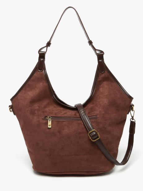 Sac Porté épaule Velvet Soft Miniprix Marron velvet soft 27591 vue secondaire 2