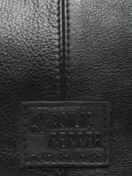 Sac Bandoulière Dakota Eyelet Cuir Basilic pepper Noir dakota eyelet BDAE72 vue secondaire 5