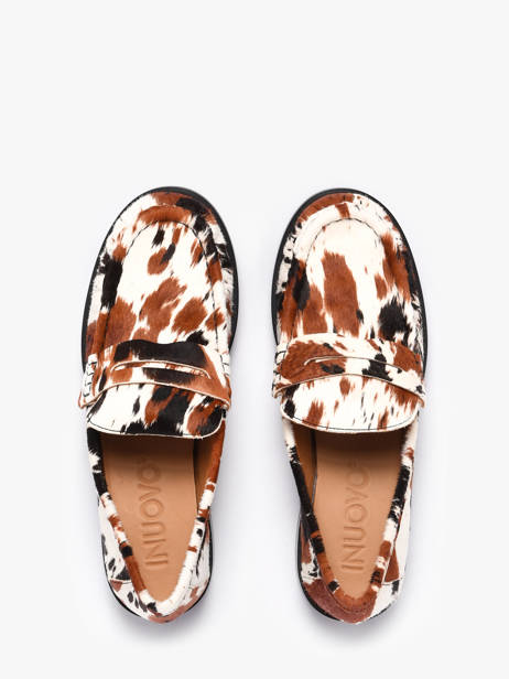 Mocassins En Cuir Inuovo Multicolore women MDC071 vue secondaire 3