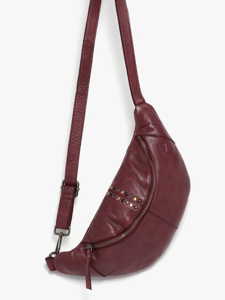 Sac Banane Heritage Cuir Biba Violet heritage HAK5L vue secondaire 1