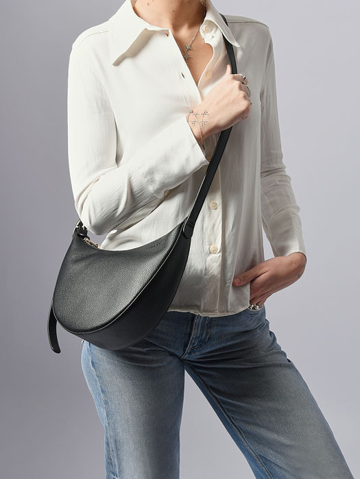 Longchamp Le foulonné Sacs porté travers Noir