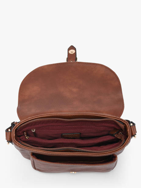 Sac Bandoulière Toscane Hexagona Marron toscane 579734 vue secondaire 2