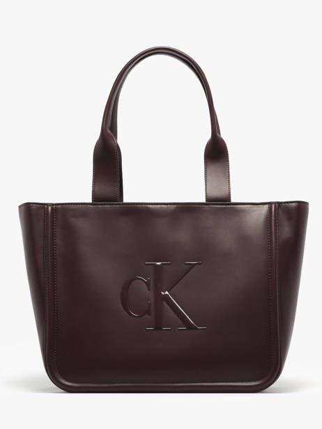 Sac Porté épaule Bold Monogram Calvin klein jeans Rouge bold monogram 4F3218G
