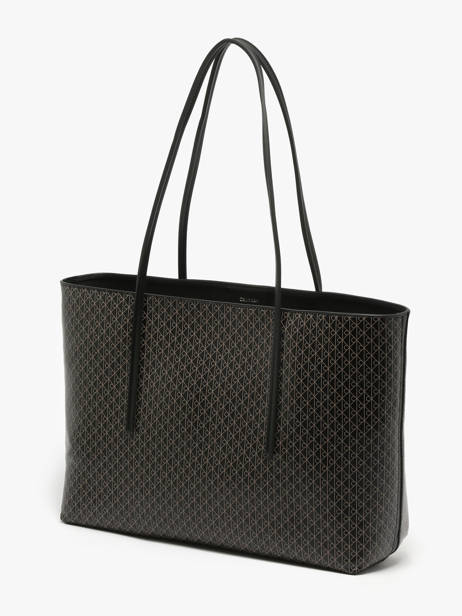 Sac Porté épaule Coated Emblem Calvin klein jeans Noir coated emblem 4F3266G vue secondaire 1