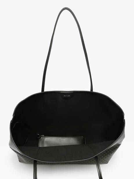 Sac Porté épaule Coated Emblem Calvin klein jeans Noir coated emblem 4F3266G vue secondaire 2