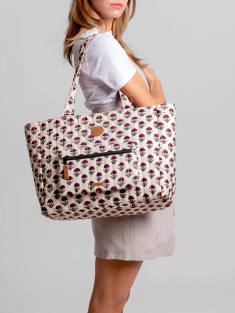 Sac Porté épaule A4 Adventurer Cabaia Beige adventurer TOTEBAGL vue secondaire 1