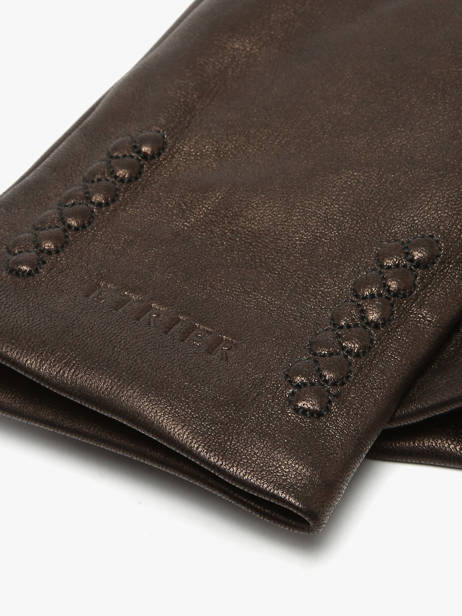 Gants Femme Cuir Etrier Noir accessoires EGLO412G vue secondaire 1