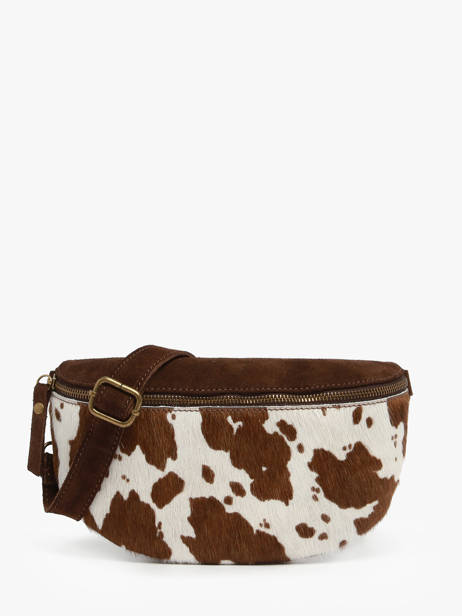 Sac Banane Milano Marron mucca VM25061