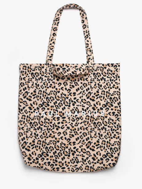 Sac Porté épaule Cadeau Coton Paul marius Marron cadeau L25