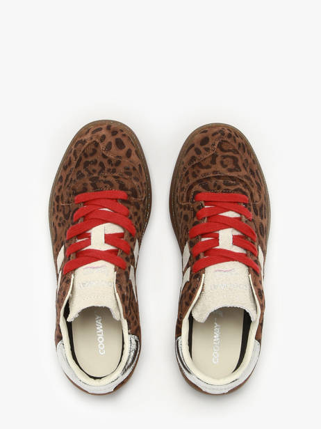 Sneakers Goal En Cuir Coolway Marron women 7603298 vue secondaire 3