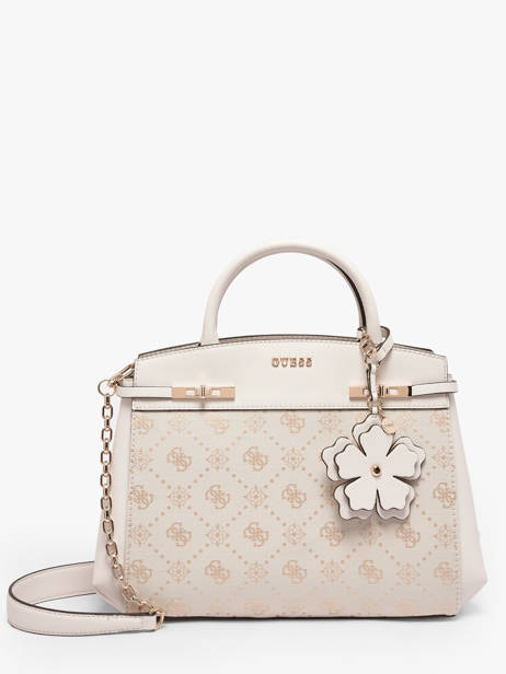 Sac Porté Main Melinda Logo Polyester Guess Blanc melinda logo JP990206