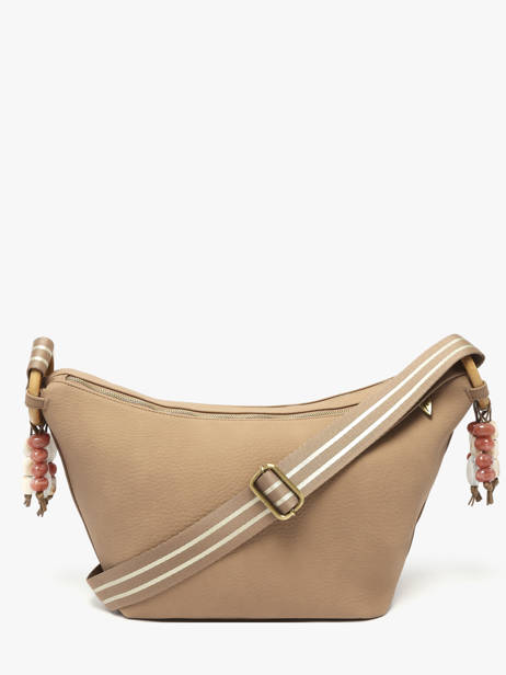 Sac Bandoulière Camomille Pearl Woomen Beige camomille pearl WCAE03 vue secondaire 3