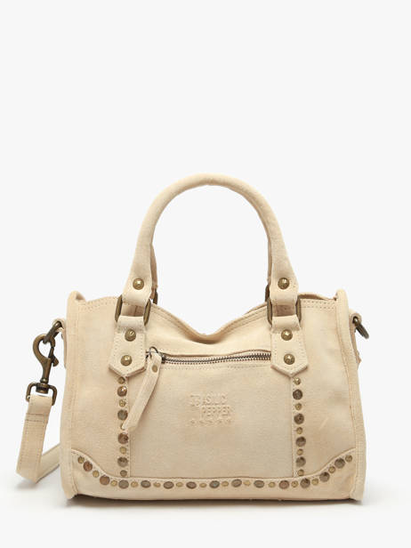 Sac Bandoulière Houston Cuir Basilic pepper Beige houston BHOU72