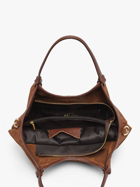 Sac Porté épaule Velvet Caviar Cuir Milano Marron velvet caviar VC241111 vue secondaire 3