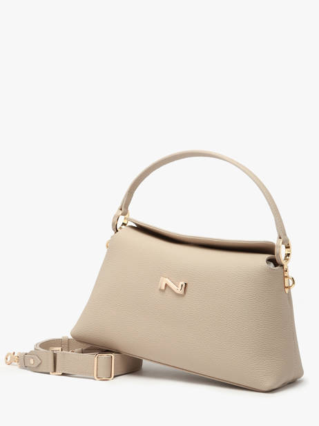 Sac Porté épaule Freesia Cuir Nathan baume Beige eden 4 vue secondaire 2