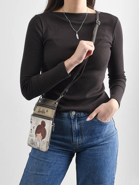 Sac Bandoulière Sophia Anekke Marron sophia 42803905 vue secondaire 1