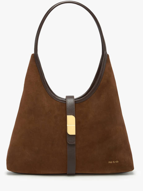 Sac Porté épaule Vintage Cuir Nat et nin Marron vintage ROMEO