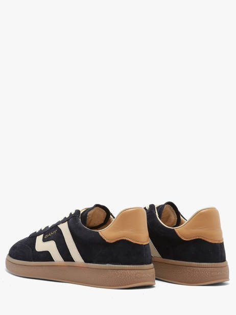 Sneakers En Cuir Gant Bleu men CUZIMG69 vue secondaire 3