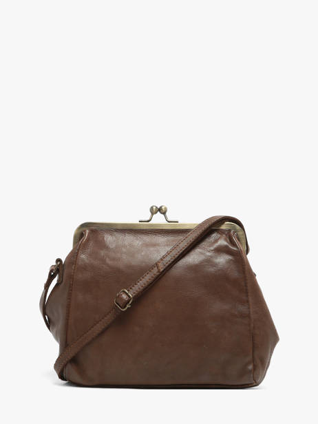 Sac Bandoulière Heritage Cuir Biba Marron heritage KA21 vue secondaire 3