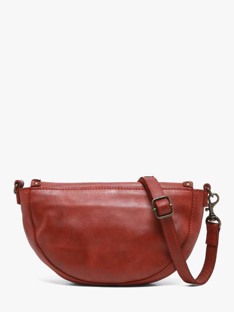 Sac Bandoulière Heritage Cuir Biba Rouge heritage YAM1L vue secondaire 3