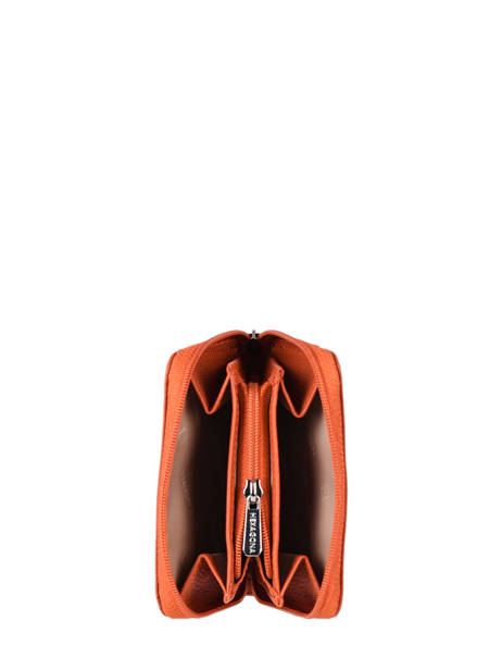 Leather Card Holder Confort Hexagona Orange confort 463042 other view 1