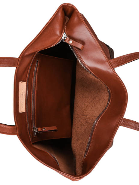 Shopper Cabas Cuir Leather Vanessa bruno Brown cabas cuir 2V40409 other view 3