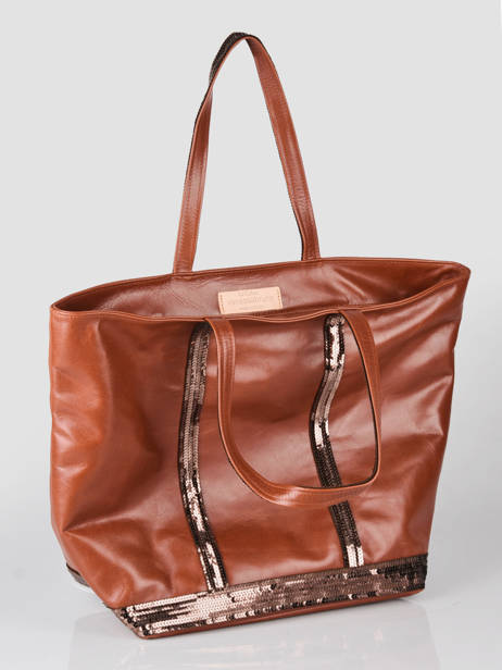 Shopper Cabas Cuir Leather Vanessa bruno Brown cabas cuir 2V40409 other view 2