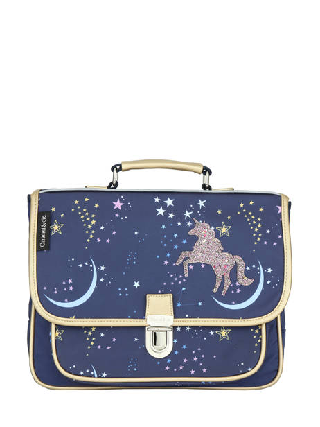 Cartable 1 Compartiment Caramel et cie Bleu boheme FI