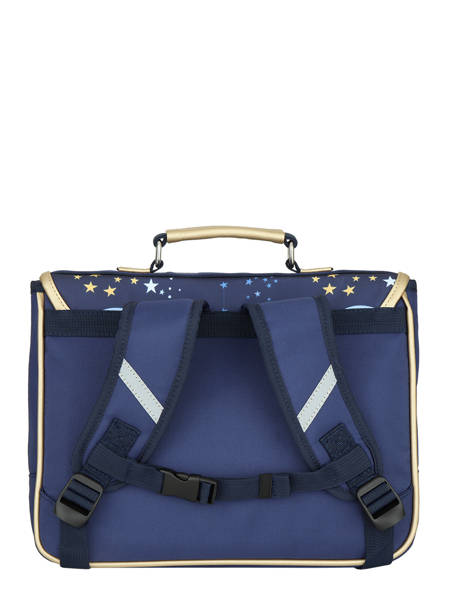 Cartable 1 Compartiment Caramel et cie Bleu boheme FI vue secondaire 4