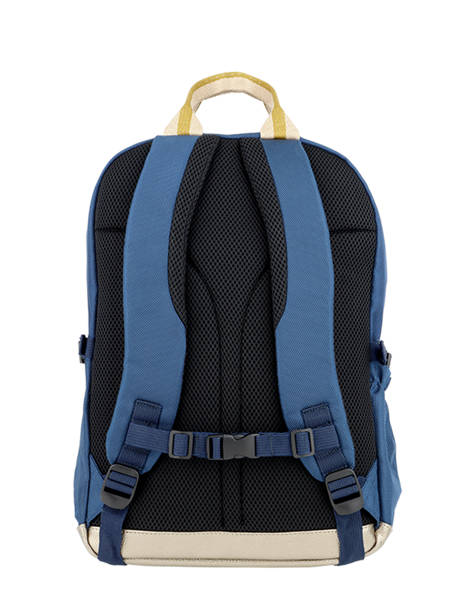 1 Compartment Backpack Caramel et cie Blue boheme FI other view 4