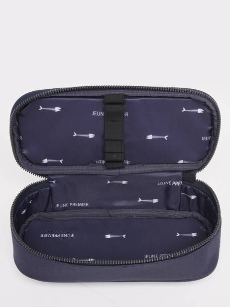 Trousse 1 Compartiment Jeune premier Bleu classics PB022 vue secondaire 1