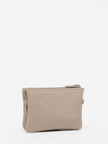 Porte-monnaie 2 Compartiments Cuir Nathan baume Beige original n 302N vue secondaire 2